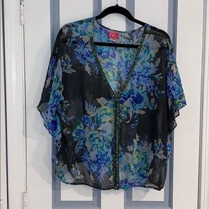 Free People Floral Blouse